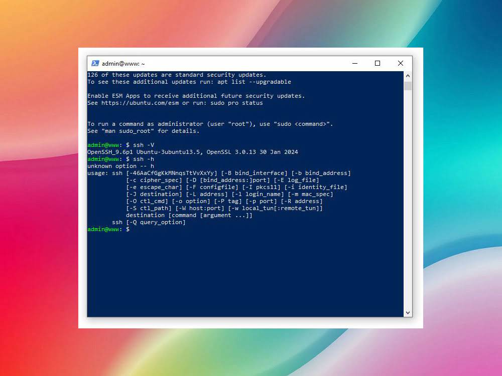 Проверка работы ssh в PowerShell Проверка работы ssh в PowerShell