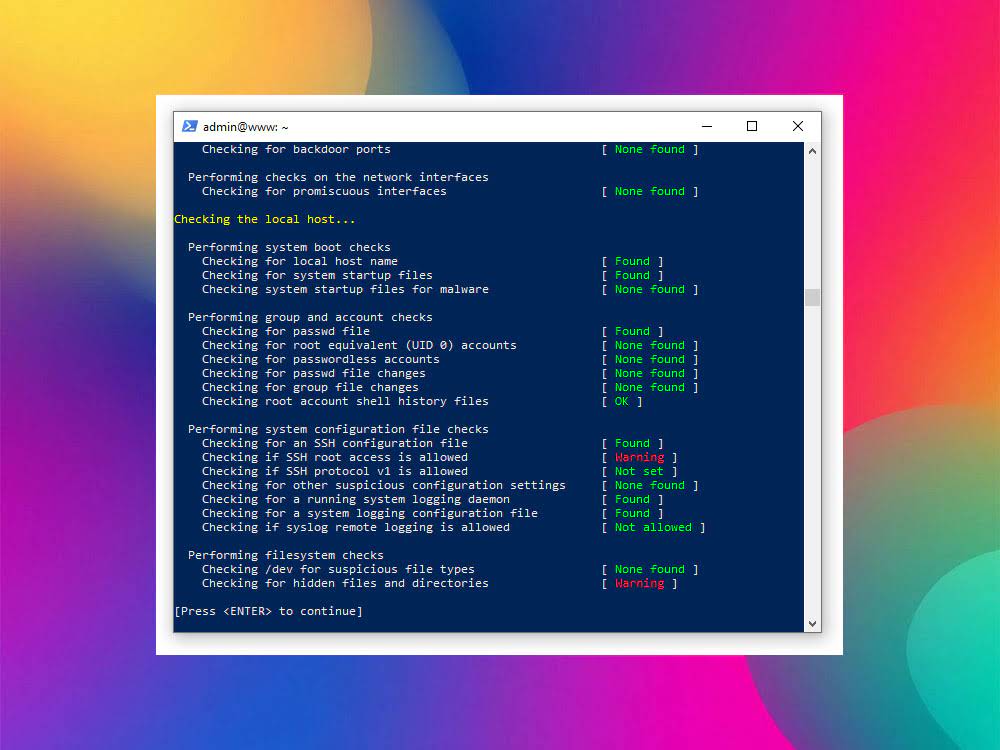Типичные ошибки и ложные срабатывания chkrootkit и rkhunter