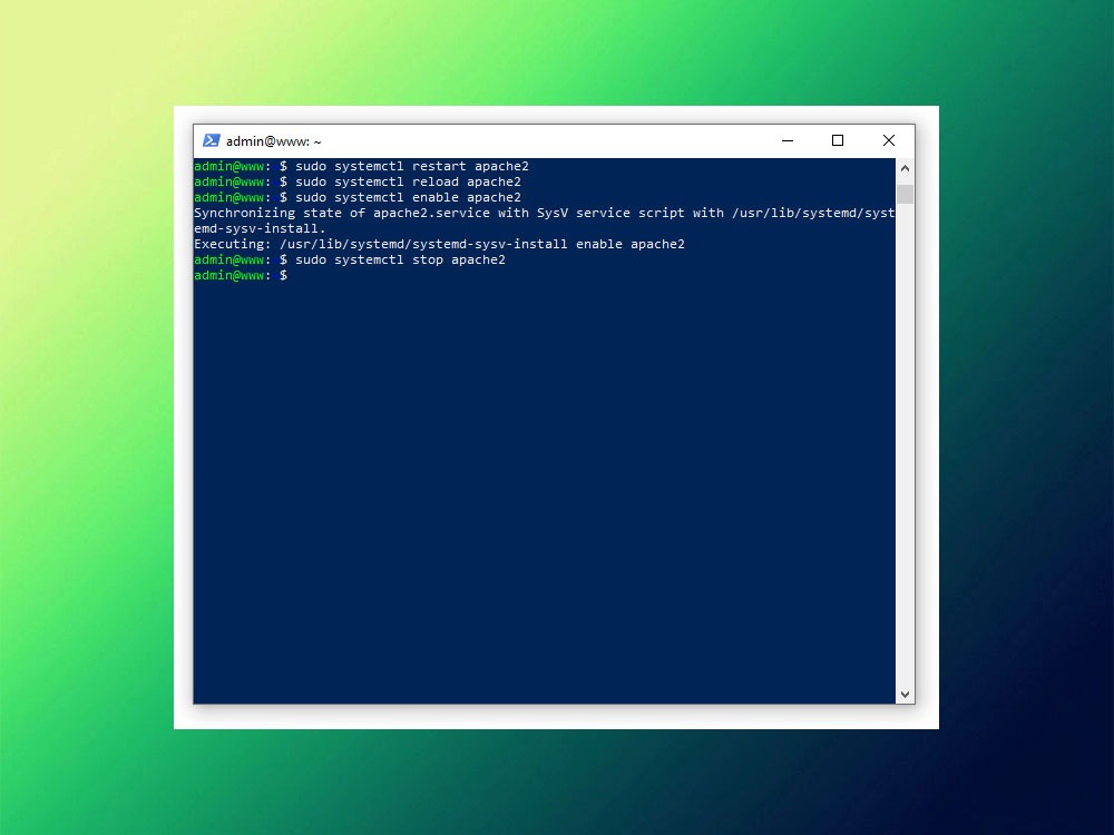Управление Apache
